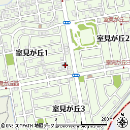 福岡県福岡市西区室見が丘周辺の地図