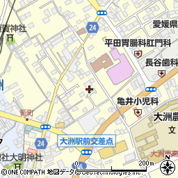 愛媛県大洲市若宮606-19周辺の地図