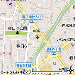 福岡県春日市春日6丁目3周辺の地図