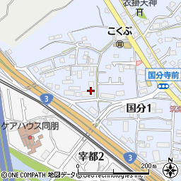 アイランドコートリスタ太宰府周辺の地図