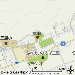 聖神社周辺の地図