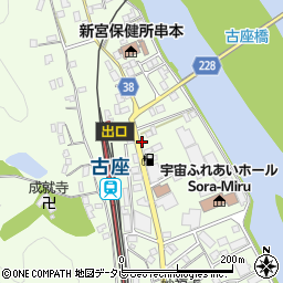 ミヤケフーズ古座駅前店周辺の地図