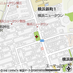 横浜1号公園周辺の地図