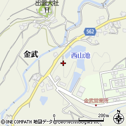 福岡県福岡市西区金武278周辺の地図