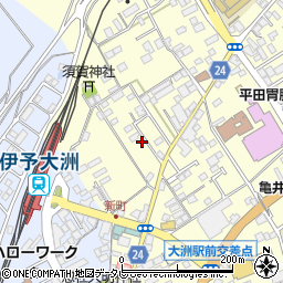 愛媛県大洲市若宮448-4周辺の地図
