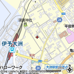 愛媛県大洲市若宮448-3周辺の地図