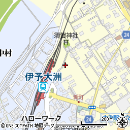 愛媛県大洲市若宮455-5周辺の地図