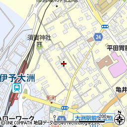 愛媛県大洲市若宮440-11周辺の地図