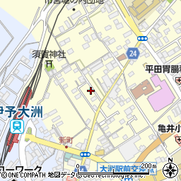 愛媛県大洲市若宮440-5周辺の地図