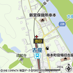 読売新聞ＹＣ古座周辺の地図