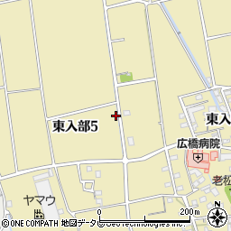 福岡県福岡市早良区東入部周辺の地図