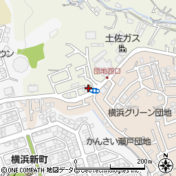 高知横浜郵便局 ＡＴＭ周辺の地図