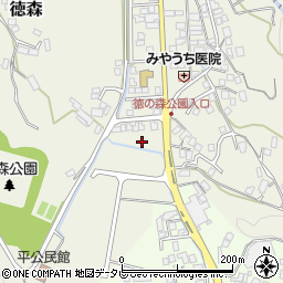愛媛県大洲市徳森2264-1周辺の地図