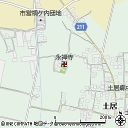 永禅寺周辺の地図