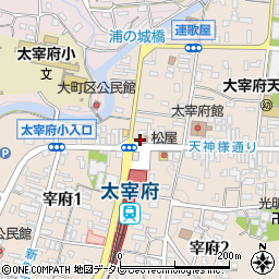 西日本シティ銀行太宰府支店 ＡＴＭ周辺の地図
