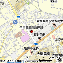 愛媛県大洲市若宮672-5周辺の地図