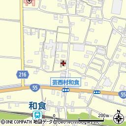 芸西郵便局周辺の地図