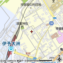 愛媛県大洲市若宮434周辺の地図