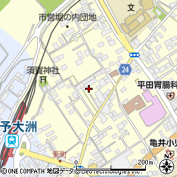 愛媛県大洲市若宮423-2周辺の地図