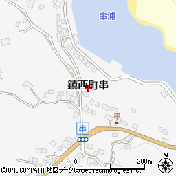 佐賀県唐津市鎮西町串周辺の地図