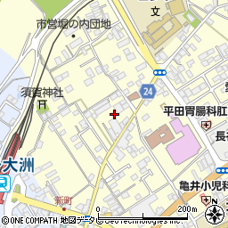 愛媛県大洲市若宮427-23周辺の地図