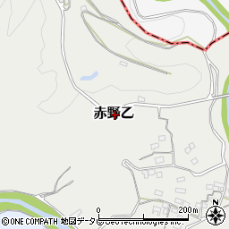 高知県安芸市赤野乙周辺の地図
