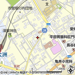 愛媛県大洲市若宮427-13周辺の地図