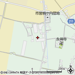 株式会社石建組　資材倉庫周辺の地図