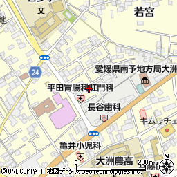 愛媛県大洲市若宮679-3周辺の地図
