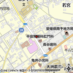 愛媛県大洲市若宮682-1周辺の地図