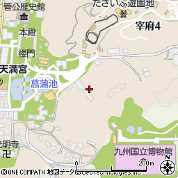 不老松月 本店周辺の地図