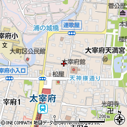 ＪＡ筑紫太宰府支店周辺の地図