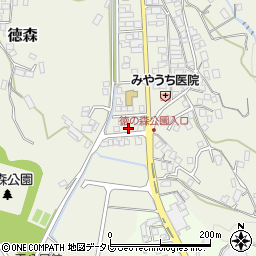 愛媛県大洲市徳森2217-1周辺の地図