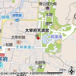 太宰府天満宮幼稚園周辺の地図
