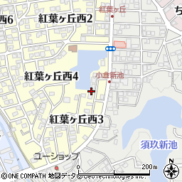 福岡県春日市紅葉ヶ丘西3丁目31周辺の地図