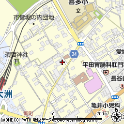 愛媛県大洲市若宮427-21周辺の地図