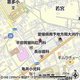 愛媛県大洲市若宮696-6周辺の地図