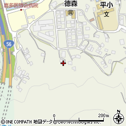 愛媛県大洲市徳森2686周辺の地図