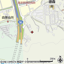 愛媛県大洲市徳森2713周辺の地図