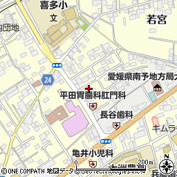 愛媛県大洲市若宮691-5周辺の地図