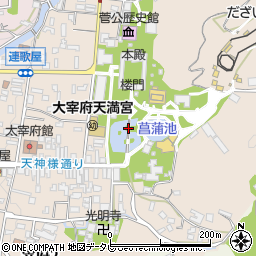 志賀社周辺の地図