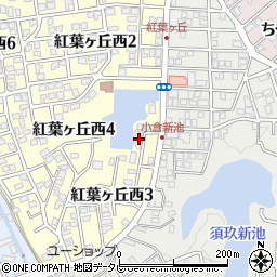 福岡県春日市紅葉ヶ丘西3丁目28周辺の地図