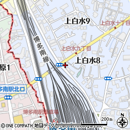 博多もつ鍋 八慶周辺の地図