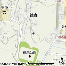 愛媛県大洲市徳森2497周辺の地図