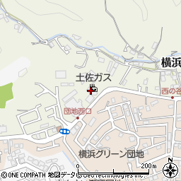 高知県高知市横浜721周辺の地図
