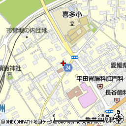 愛媛県大洲市若宮348-2周辺の地図