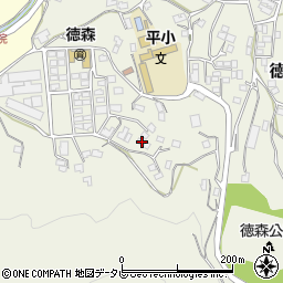 愛媛県大洲市徳森2647周辺の地図