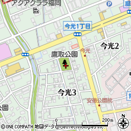 鷹取公園周辺の地図