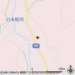 大分県杵築市大田白木原880周辺の地図