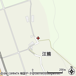 大分県宇佐市江熊350-2周辺の地図